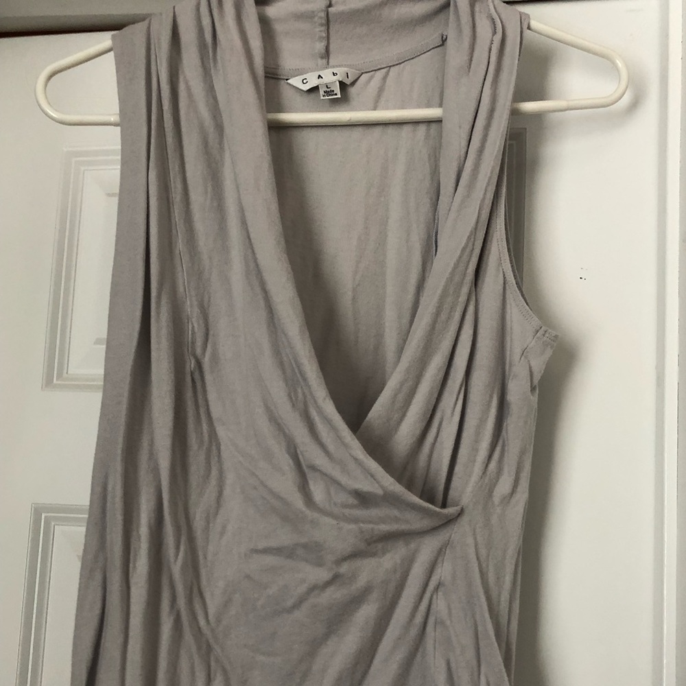 CAbi gray tank top